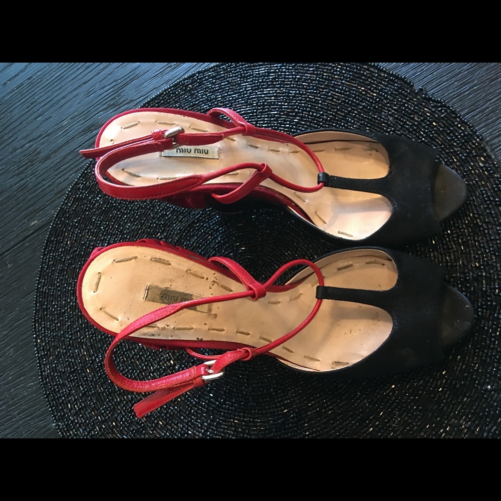 Miu miu wedge